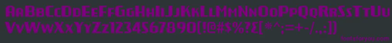 Marianas Font – Purple Fonts on Black Background