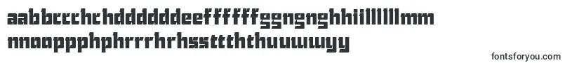 Шрифт ChiselcondensedRegular – валлийские шрифты