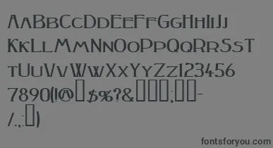 Peakesquat ffy font – Black Fonts On Gray Background