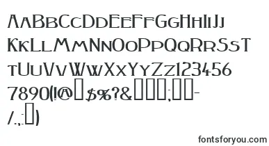 Peakesquat ffy font – filled Fonts