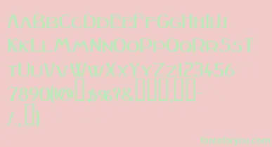 Peakesquat ffy font – Green Fonts On Pink Background