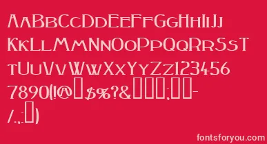 Peakesquat ffy font – Pink Fonts On Red Background