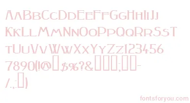 Peakesquat ffy font – Pink Fonts On White Background