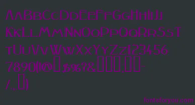 Peakesquat ffy font – Purple Fonts On Black Background