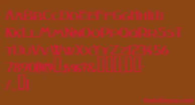 Peakesquat ffy font – Red Fonts On Brown Background