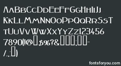 Peakesquat ffy font – White Fonts On Black Background