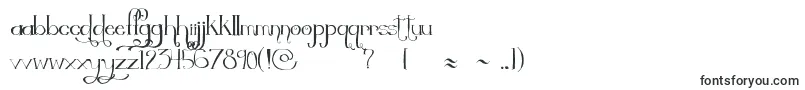 Thequickestshift-fontti – hiusohuet fontit