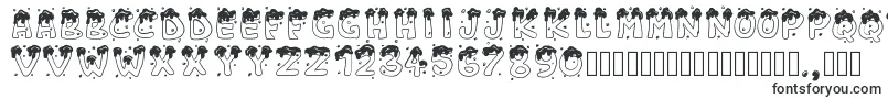 Pwchristmascandies-Schriftart – Schriftarten, die mit P beginnen