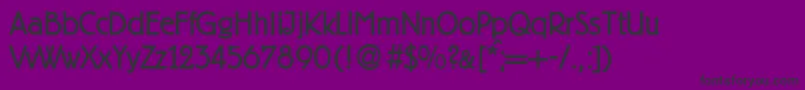 BeginnerdbNormal Font – Black Fonts on Purple Background