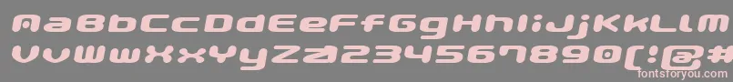 Gaufontpopmagic Font – Pink Fonts on Gray Background