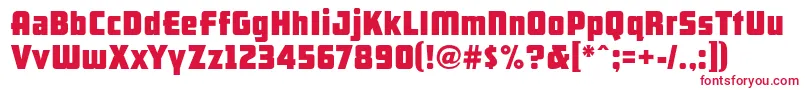 Arb66NeonBlockJun37 Font – Red Fonts