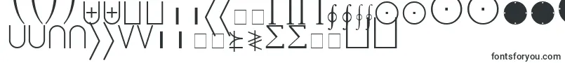 フォントMathExtensionsA – ウズベク文字