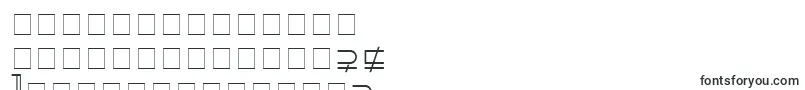 フォントMathExtensionsA – シンハラ文字