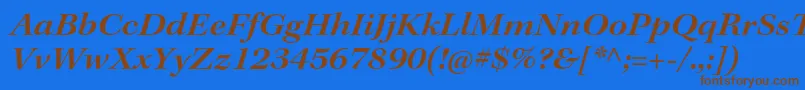 More about KeplerstdSemiboldextitsubh Font KeplerstdSemiboldextitsubh Font – Brown Fonts on Blue Background