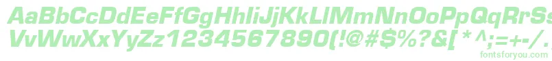 EurostileLtBoldOblique Font – Green Fonts
