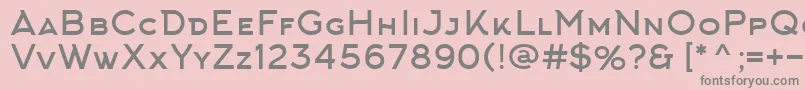 ArkhipFont Font – Gray Fonts on Pink Background