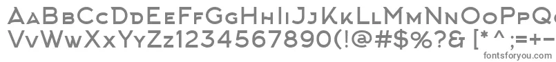 ArkhipFont Font – Gray Fonts on White Background
