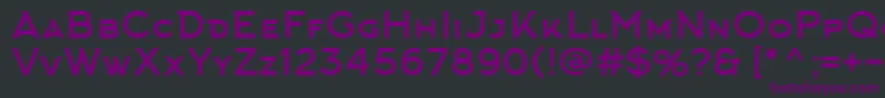 ArkhipFont Font – Purple Fonts on Black Background