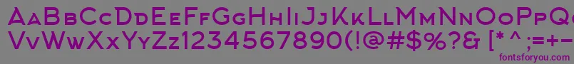 ArkhipFont Font – Purple Fonts on Gray Background