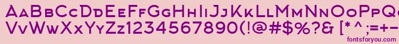 ArkhipFont Font – Purple Fonts on Pink Background