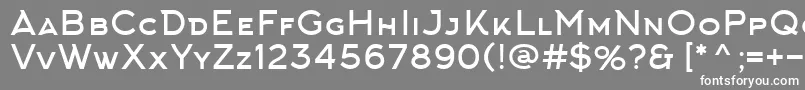 ArkhipFont Font – White Fonts on Gray Background