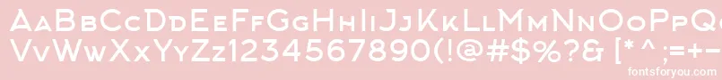 ArkhipFont Font – White Fonts on Pink Background