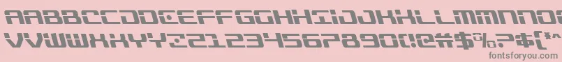 Шрифт Trooperscondleft – серые шрифты на розовом фоне