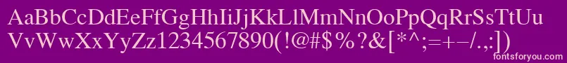 Koi8Times Font – Pink Fonts on Purple Background