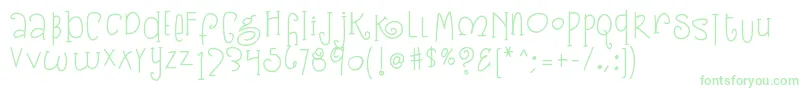 Kb3sugarplumswirls Font – Green Fonts