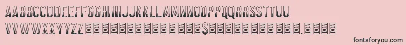 Black Forest Font – Black Fonts on Pink Background