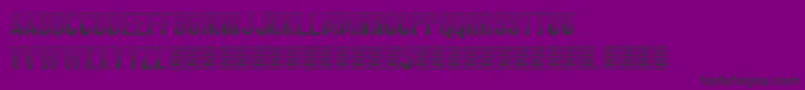 Black Forest Font – Black Fonts on Purple Background