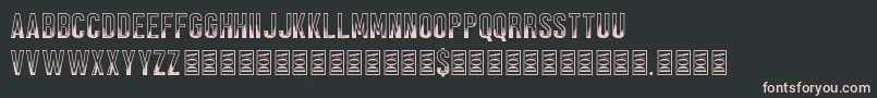 Black Forest Font – Pink Fonts on Black Background