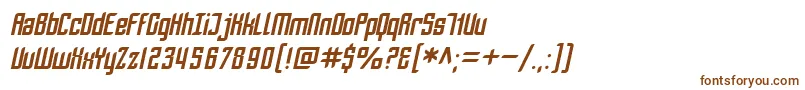 SfPiezolectricOblique Font – Brown Fonts