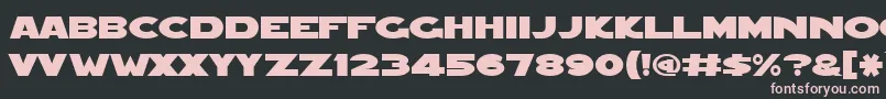 Redfive ffy Font – Pink Fonts on Black Background