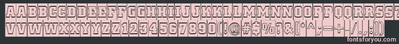 ACitynovattlcmgr Font – Pink Fonts on Black Background