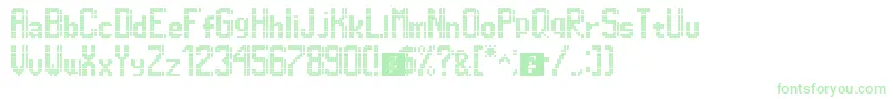 フォントDimelthoz11x96 – 緑のフォント