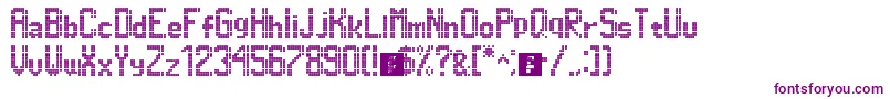Dimelthoz11x96-fontti – violetit fontit