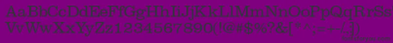 Introitlightssk Font – Black Fonts on Purple Background