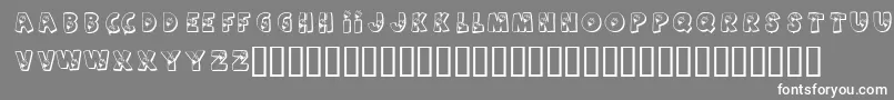 KrSummerCandy Font – White Fonts on Gray Background