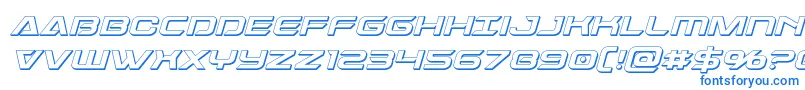 Dameron3Dital Font – Blue Fonts