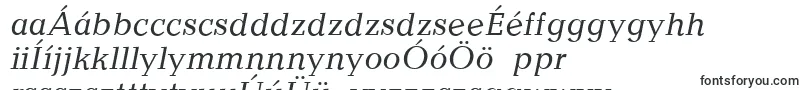 CandidaLtItalic-fontti – unkarilaiset fontit