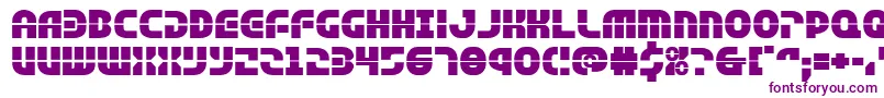 Шрифт Rebelcommandexpand – фиолетовые шрифты на белом фоне