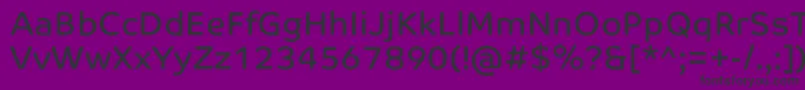 CoTextCorp Font – Black Fonts on Purple Background