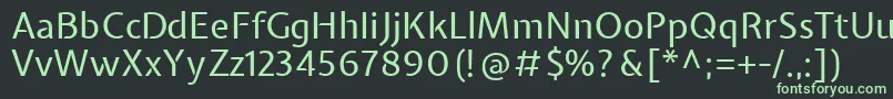 ExpletussansRegular Font – Green Fonts on Black Background
