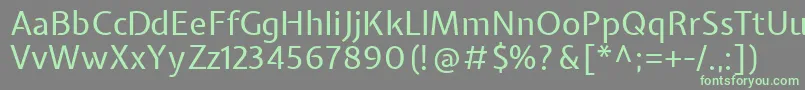 ExpletussansRegular Font – Green Fonts on Gray Background