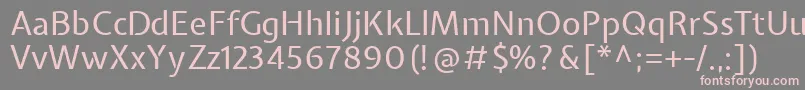 ExpletussansRegular Font – Pink Fonts on Gray Background
