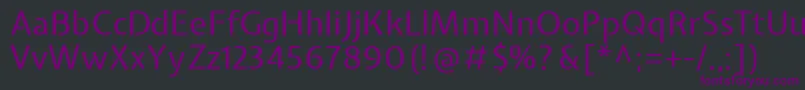 ExpletussansRegular Font – Purple Fonts on Black Background