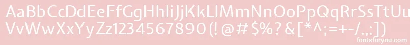 ExpletussansRegular Font – White Fonts on Pink Background