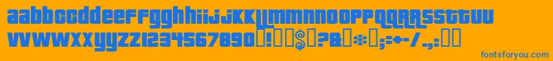 More about Pricedown Font Pricedown Font – Blue Fonts on Orange Background