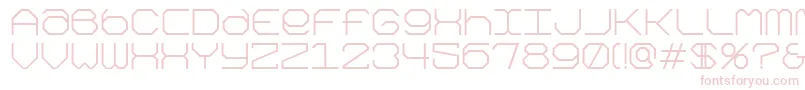 Kimonog Font – Pink Fonts on White Background